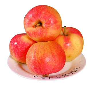 正宗嘎啦苹果10斤新鲜水果应当季现摘红富士甜脆冰糖心丑平果整箱