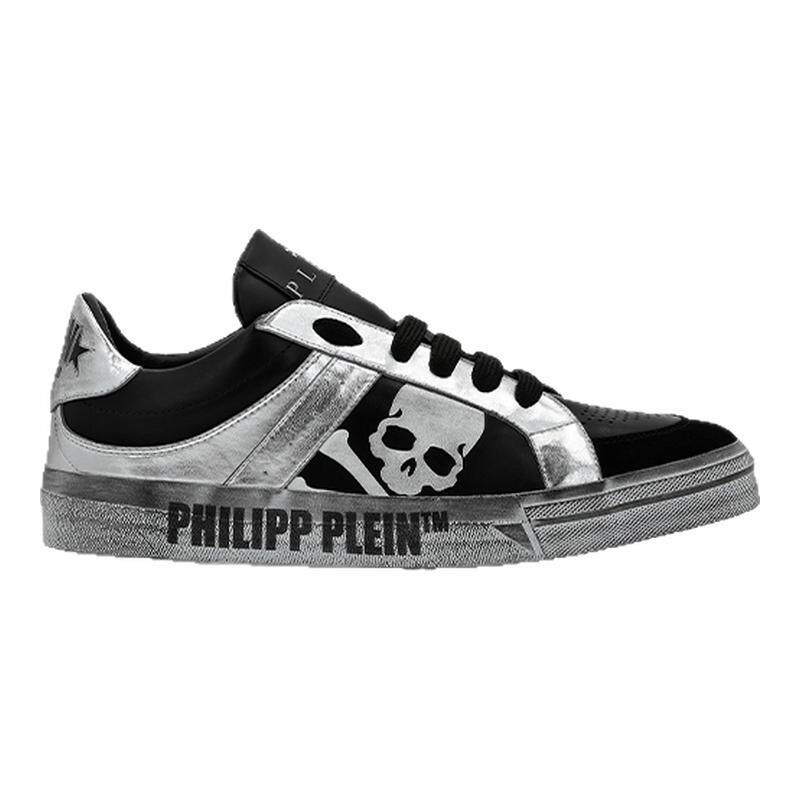 PHILIPP PLEIN 男女同款骷髅低帮板鞋脏脏鞋休闲鞋