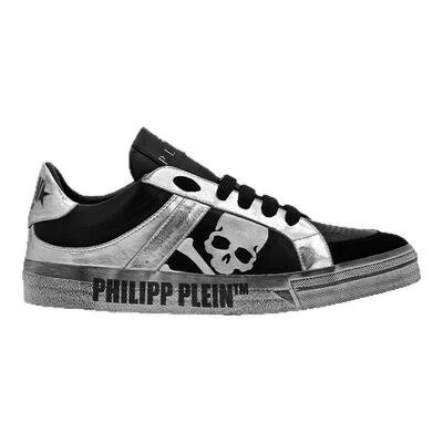 PHILIPP PLEIN 男女同款骷髅低帮板鞋脏脏鞋休闲鞋