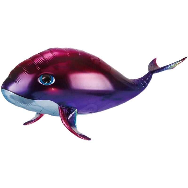 新款立体海洋铝膜气球3D大号