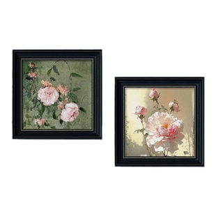 美式餐厅装饰画轻奢高级感客厅背景墙面复古花卉挂画2025新款壁画