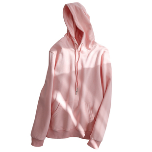 亏本清仓春秋季新款百搭纯色长袖打底衫女连帽卫衣薄款外穿上衣潮