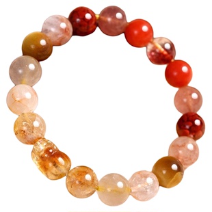 五行多宝貔貅水晶手链火土属性补缺喜水金木火土玛瑙平衡招财手串