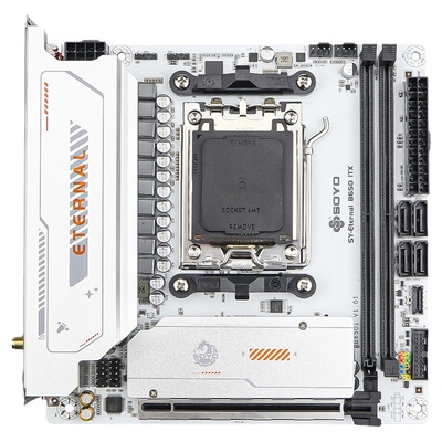 梅捷B650ITXWiFi6游戏办公主板