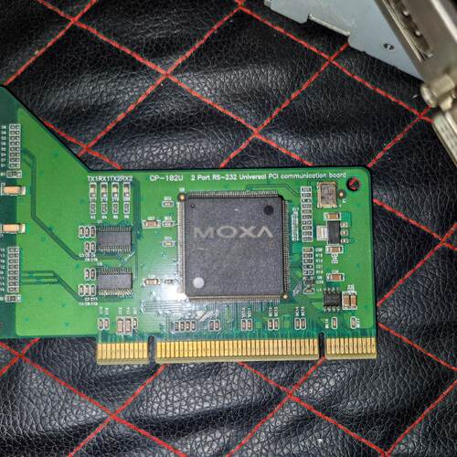 MOXA CP-102U 2口RS-232通用PCI通信板，议价