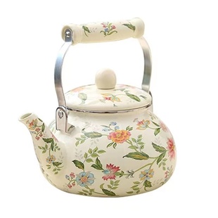 珐琅搪瓷茶水壶功夫泡茶水壶家用大号单壶耐热茶具电磁炉直火加热