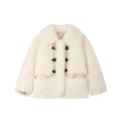 儿童皮草外套秋冬新款保暖