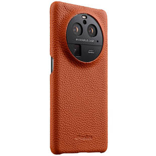 Melkco适用于OPPOfindX6Pro手机壳Findx6真皮防滑保护套X6纯色简约皮质手机壳oppoX6男女牛皮壳时尚情侣壳