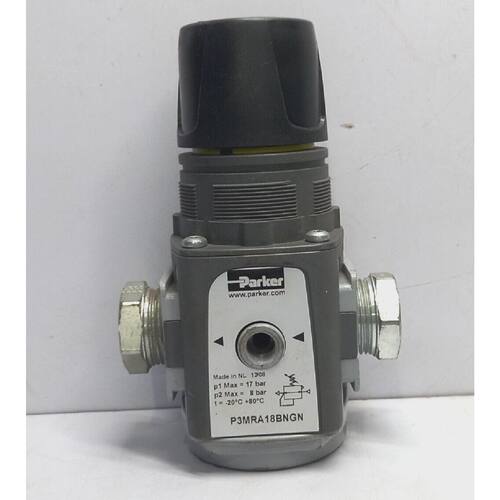 Parker P3MRA18BNGN Regulator P1 max 17 Bar P2 Max 8 Bar t  2