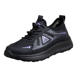 2026夏季新款老北京布鞋透气女鞋黑色网面鞋一脚蹬运动休闲鞋软底