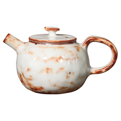 陈明谦白志野壶开片可养金线温润