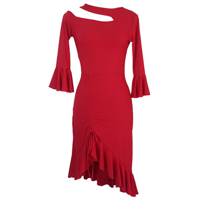 2025新款性感斜肩显瘦肚皮舞套装