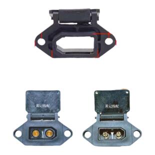 XT90固定座电摩锂电池大炮改装充电口插座外壳XT90品形座T