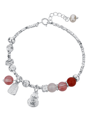 顺庆银楼S925纯银沫珠手串