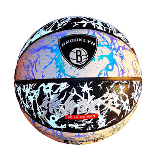 德鲁大叔欧文联名反光篮球同款限量版防滑七号发光黑科技生日礼物