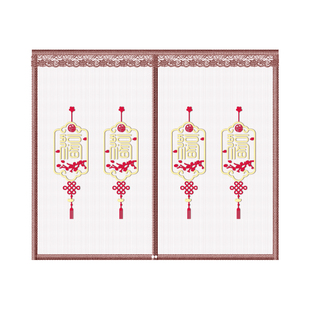 家用阳台卧室大门防蚊虫门帘2026新款农村平房别墅入户门通风夏季