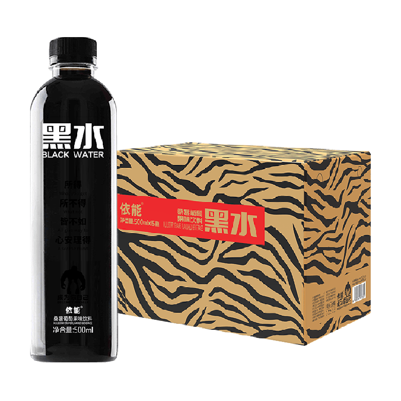 依能黑水桑葚葡萄匠心复合果味饮