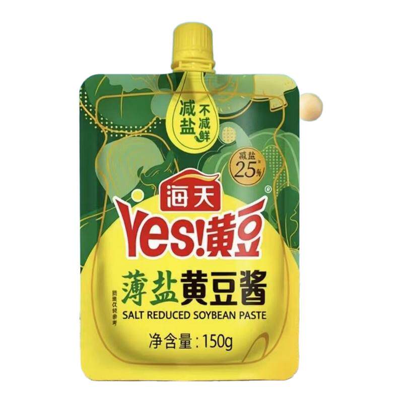 海天薄盐黄豆酱150g拌面蘸料