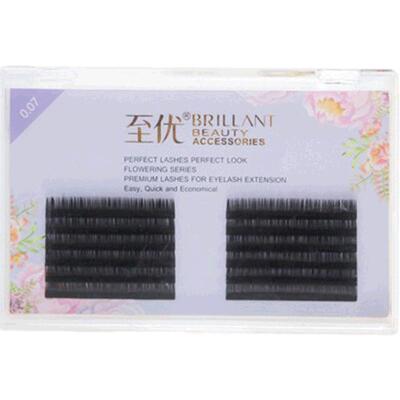 至优纤维单根嫁接柔软自然假睫毛