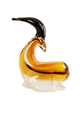 轻奢琉璃领头羊十二生肖摆件客厅