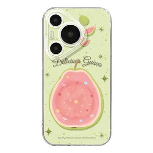 适用华为Pura90手机壳女款p80pro保护套新款ultra硅胶防摔50pro全包p40可爱60pro+外壳p80手链番石榴art软