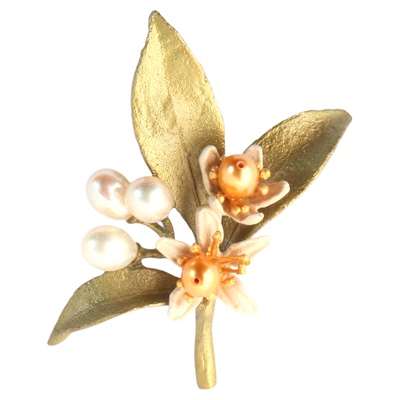 清新百搭珍珠别针男女佩戴适用