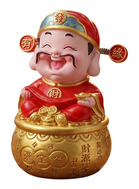 好运财神之富贵满盆财神爷创意