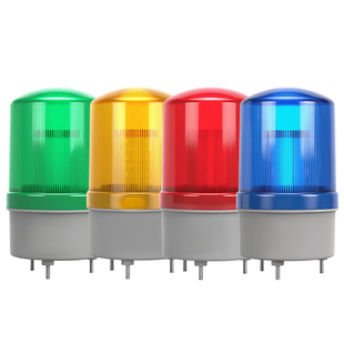 LTD-1101J旋转式磁吸警示灯LED声光报警器12V220V闪泺爆闪光灯24V
