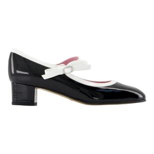 【粉丝专享】Carel Kina Bow 高跟鞋 -皮质-黑色