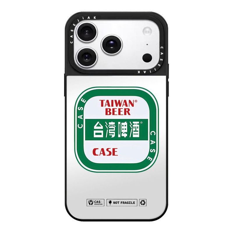 CASEJiAK台湾啤酒适用于iPhone18 17 16Pro Max手机壳苹果12 13 14 15Pro/plus磁吸Air防摔磁吸保护套11
