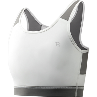 宝塔套头束胸内衣大胸显小春季无痕运动防下垂女裹胸塑胸学生背心