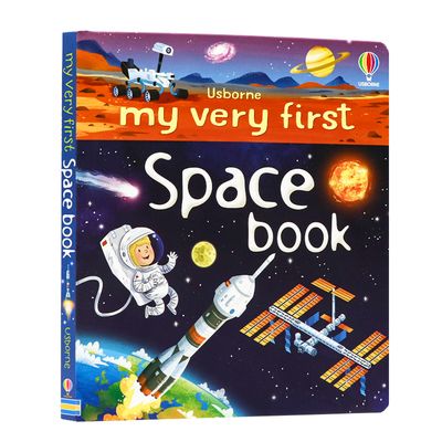 Usborne出品 我的首本太空书 进口英文原版绘本 my very first Space book 精装纸板大开 儿童科普图画书 太空 学生课外英语阅读