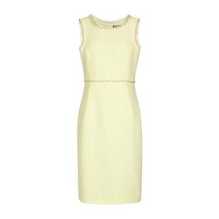 朗姿/【夏梦黄奕同款】MOJO莫佐简约温婉优雅千金无袖连衣裙20