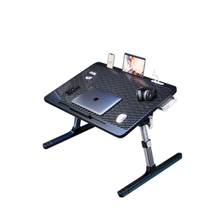 可升降折叠床上小桌子笔记本电脑支架卧室飘窗桌家用懒人床上桌学生宿舍写阅读桌折叠餐桌儿童学习写字桌看书