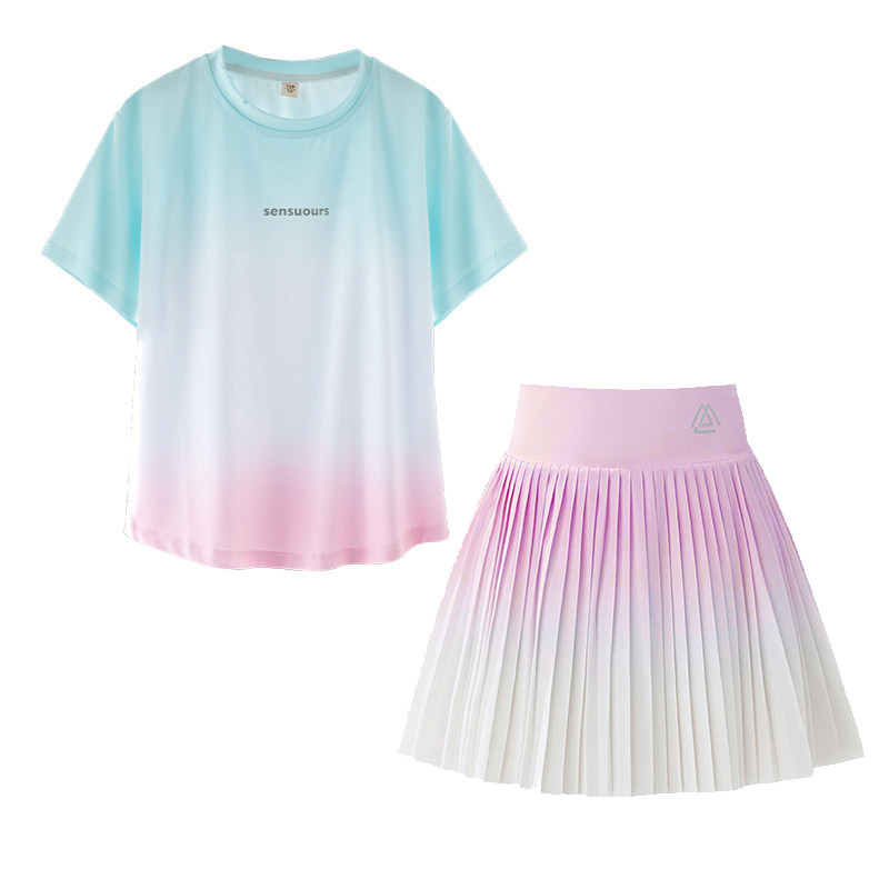 女童冰丝速干夏季运动两件套