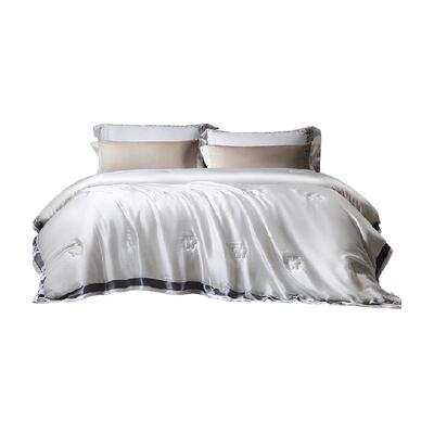 富安娜蚕丝被冬被二合一被子母被