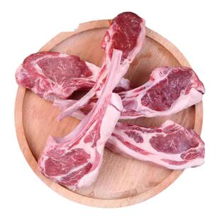 陇上刘叔叔新鲜原切法式小切战斧羊排羊肋排羊肉串烧烤食材羊羔肉