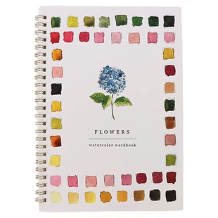 外贸儿童涂色本英文绘画本画册本kids watercolor coloring book