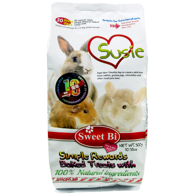 碧甜美毛消化棒兔子小零食龙猫