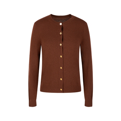 LESS新品修身短款山羊绒针织衫