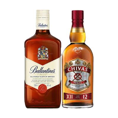 芝华士+百龄坛500ml×2瓶套装