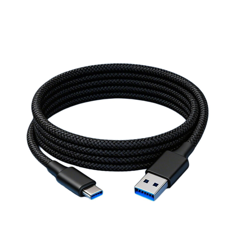 PD65W超级快充USB3.1A转type-c手机充电高速数据线华为安卓小米移动硬盘平板适用有线连接电脑编织短线硬盘线
