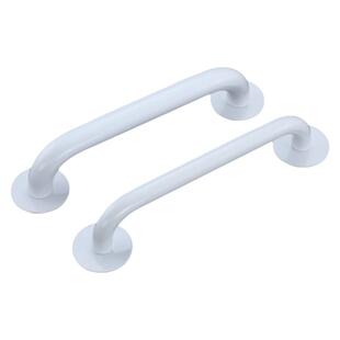 新款免打孔雅白色加厚浴室安全防滑扶手卫生间厕所洗澡淋浴房拉手