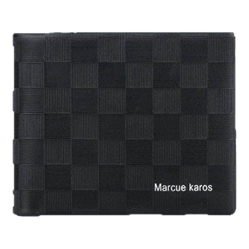 MarcueKaros真皮男士休闲钱包