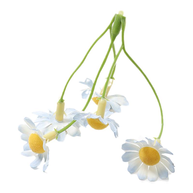 diy仿真花手作花环草帽花材料