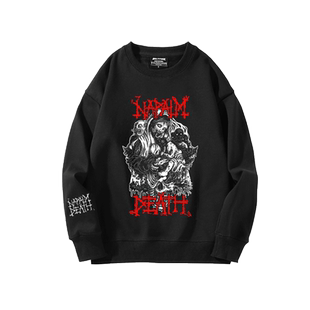 死亡汽油弹Napalm Death重金属乐队圆领卫衣男女款硬核摇滚上衣潮