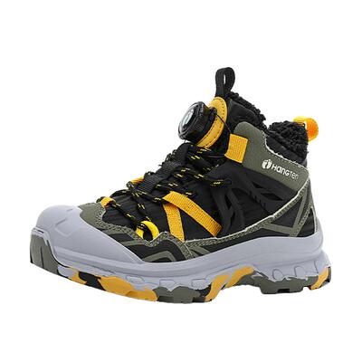 HANGTEN欢腾儿童雪地靴男童女童冬季防水防滑加绒加厚大棉鞋男孩