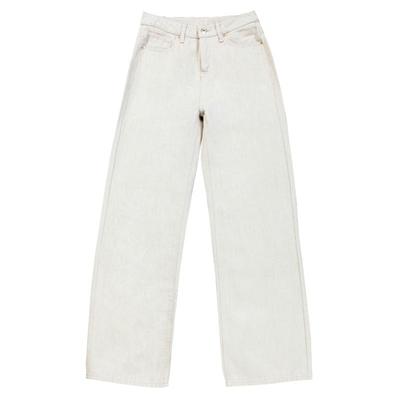 第五街显瘦休闲中腰宽直筒裤