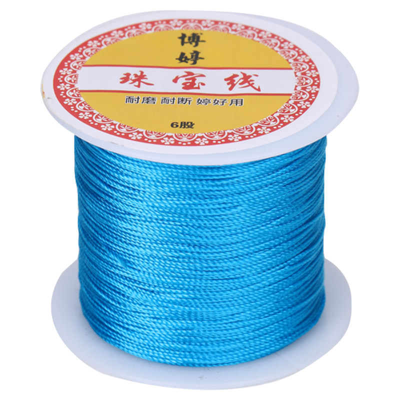 金三鱼股线3股绕线小卷0.2mm玉线义乌手工穿珍珠项链专用编织线绳