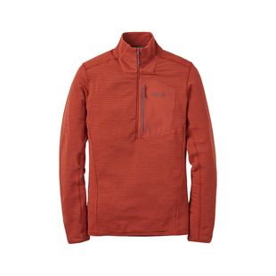 RAB睿坡Ascendo男士秋冬立领套头打底衫中层保暖抓绒衣 QFG-60